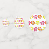 Blume für tropischen Hibiskus Konfetti (Rückseiten)