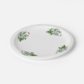 Blume für Tulips und Affodien Design 1 Pappteller (Schrägansicht)