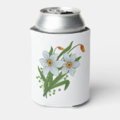 Blume für Tulpen und Daffodien können kühler werde Dosenkühler (Kanne Rückseite)