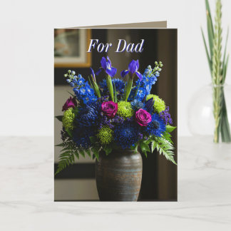 Blume für Vater (2) Feiertagskarte