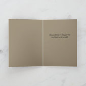 Blume für Vater (2) Feiertagskarte (Innenseite)