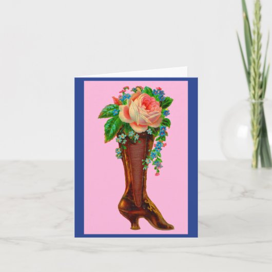 Blume für viktorianische Stiefelhaltung (Vorderseite)