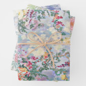 Blume für Vintage Kunst Geschenkpapier Set (Beispiel)