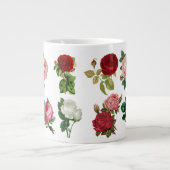 Blume für Vintage Rose Jumbo-Tasse (Vorderseite)