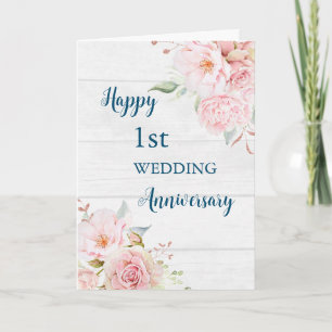 Blume für Wasserfarben 1. Hochzeitskarte Karte