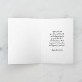 Blume für Wasserfarben 50. Hochzeitskarte Karte (Innenseite)