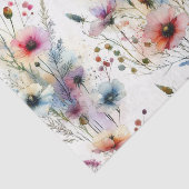 Blume für Wasserfarben Alkohol Tinte Seidenpapier (Ausschnitt)