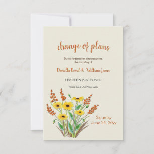 Blume für Wasserfarben Änderung der Planbekanntmac RSVP Karte