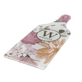 Blume für Wasserfarben aus Glas Schneidebrett (Ecke)