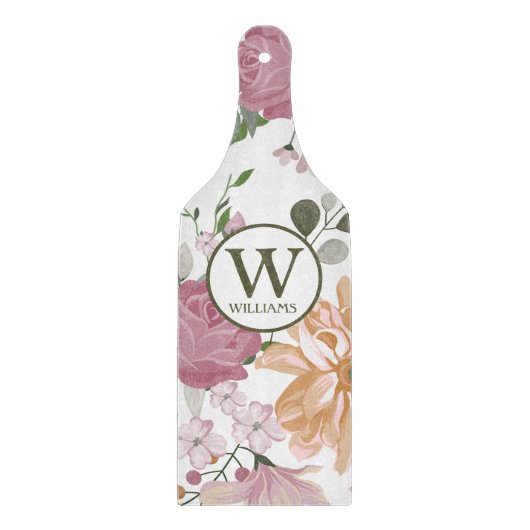 Blume für Wasserfarben aus Glas Schneidebrett (Vorderseite)