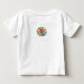 Blume für Wasserfarben Baby T-shirt (Rückseite)