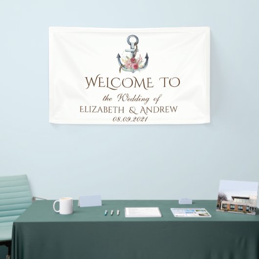 Blume für Wasserfarben Banner (Messeveranstaltung)