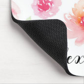 Blume für Wasserfarben, benutzerdefinierte Skriptn Mousepad (Ecke)