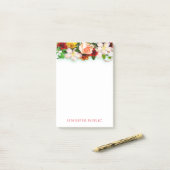 Blume für Wasserfarben Blumenbeete Bouquet Vorlage Post-it Klebezettel (Auf Schreibtisch)