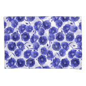 Blume für Wasserfarben: Botanisches Hintergrundpap Kissenbezug (Vorderseite)