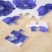 Blume für Wasserfarben: Botanisches Hintergrundpap Puzzle (Seite)