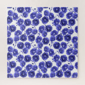 Blume für Wasserfarben: Botanisches Hintergrundpap Puzzle (Vertikal)