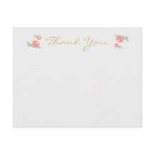 Blume für Wasserfarben Danke an die Karten