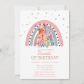 Blume für Wasserfarben Einladung (Vorderseite)