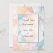 Blume für Wasserfarben Einladung (Vorderseite)