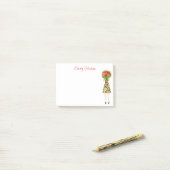 Blume für Wasserfarben Fashion Girl Post-it Notes Klebezettel (Auf Schreibtisch)