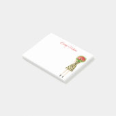 Blume für Wasserfarben Fashion Girl Post-it Notes Post-it Klebezettel (angewinkelt)