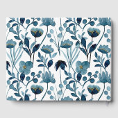 Blume für Wasserfarben Gästebuch (Rückseite)