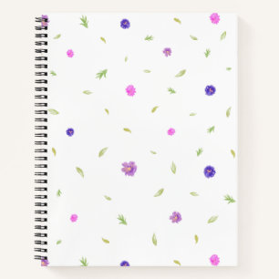 Blume für Wasserfarben - Geschenk für Mamas Notizblock