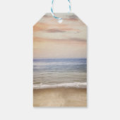 Blume für Wasserfarben Geschenkanhänger (Rückseite)