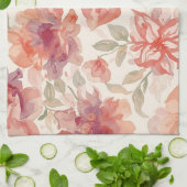 Blume für Wasserfarben Geschirrtuch (Gefaltet)