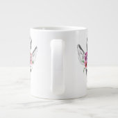 Blume für Wasserfarben Jumbo-Tasse (Rückseite)