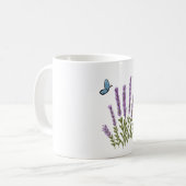 Blume für Wasserfarben Kaffeetasse (Vorderseite Links)