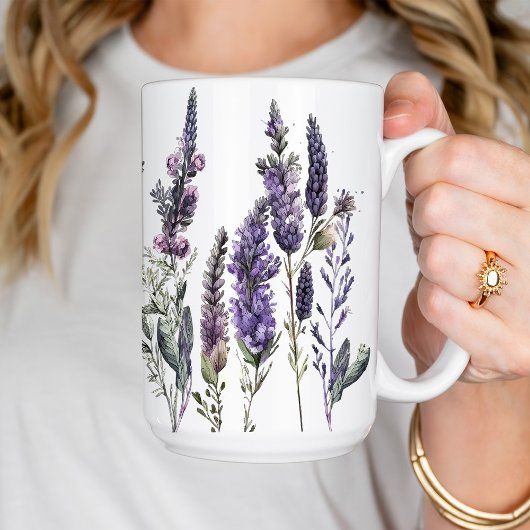 Blume für Wasserfarben Kaffeetasse