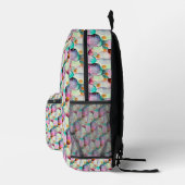Blume für Wasserfarben-Kakteen Bedruckter Rucksack (Rechts)
