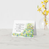 Blume für Wasserfarben Karte (Gelbe Blume)