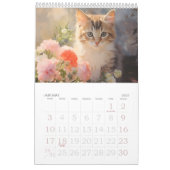 Blume für Wasserfarben Katzen Kalender 2024 (Jan 2027)