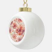 Blume für Wasserfarben Keramik Kugel-Ornament (Rechts)