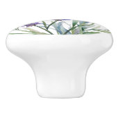 Blume für Wasserfarben Keramikknauf (Seitenansicht)