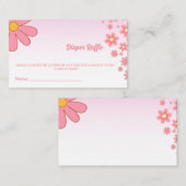 Blume für Wasserfarben Kinderdusche Anfrage Begleitkarte (Vorne/Hinten)