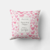 Blume für Wasserfarben Kissen (Rückseite)