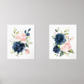 Blume für Wasserfarben, Mädchen und Kinderzimmer Bilderwand Sets (Vorderseite)