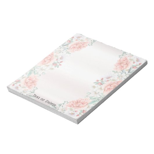 Blume für Wasserfarben Notizblock (Rotiert)