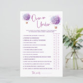 Blume für Wasserfarben | Over & Under Game (Stehend Vorderseite)