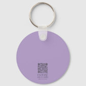 Blume für Wasserfarben Personalisiert Schlüsselanhänger (Rückseite)