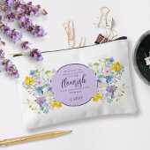 Blume für Wasserfarben Personalisiert Zubehörtasche