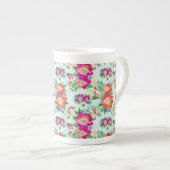 Blume für Wasserfarben Porzellantasse (Vorderseite Rechts)