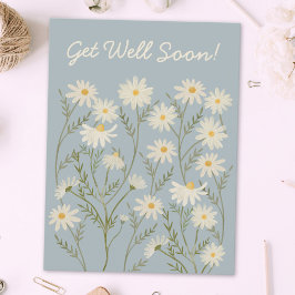 Blume für Wasserfarben Postkarte