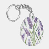 Blume für Wasserfarben Schlüsselanhänger (Vorderseite links)