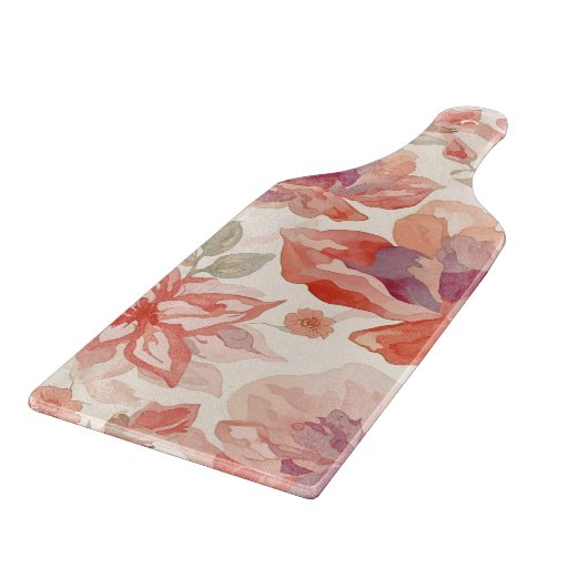 Blume für Wasserfarben Schneidebrett (Ecke)