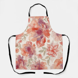 Blume für Wasserfarben Schürze